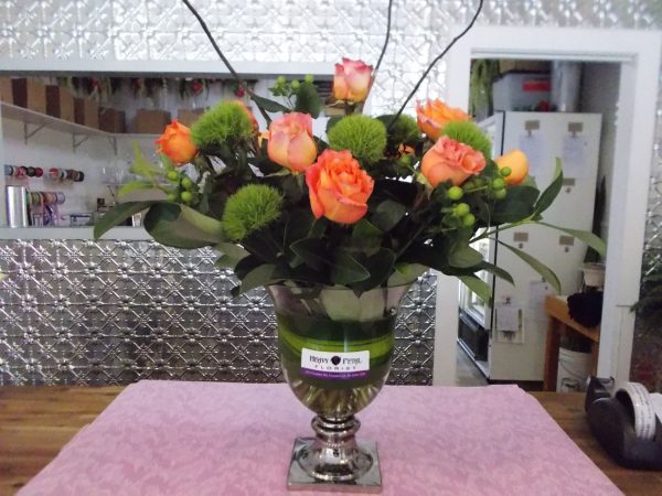 Bouquet of flowers in vase