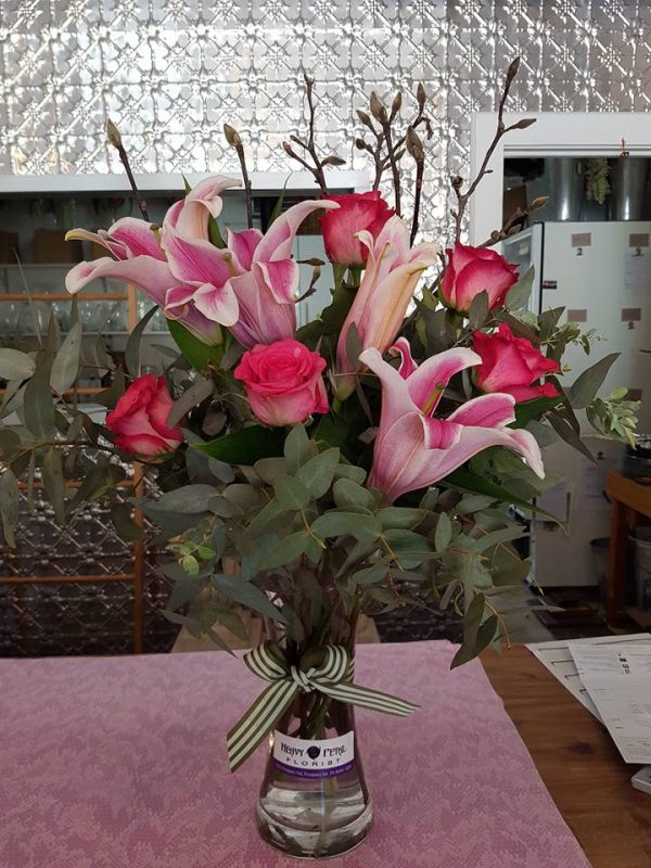 Bouquet of flowers in vase