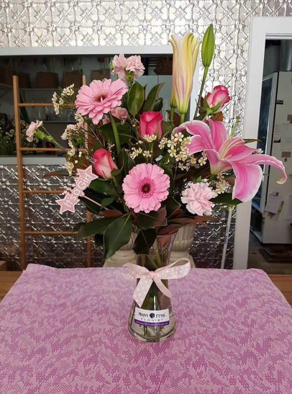 Bouquet of flowers in vase