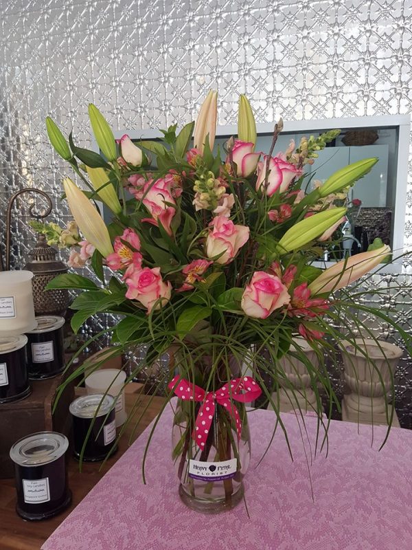 Bouquet of flowers in vase