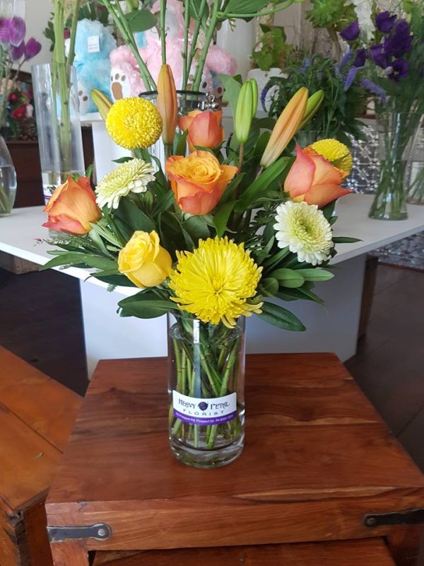 Bouquet of flowers in vase