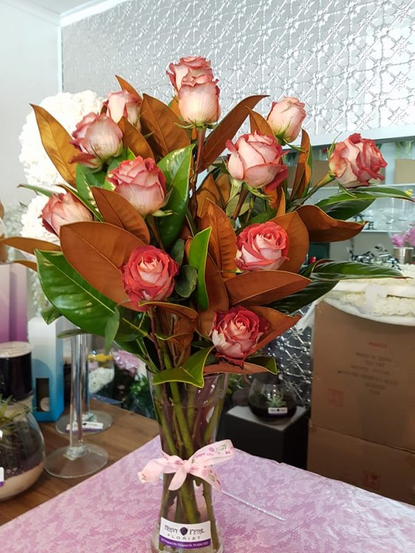 Bouquet of flowers in vase