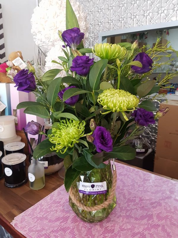 Bouquet of flowers in vase