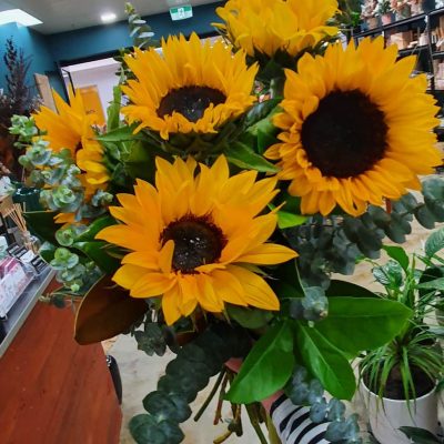 Bouquet of sunflowers