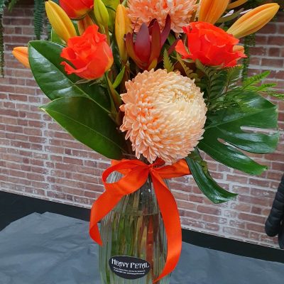Bouquet of flowers in a vase