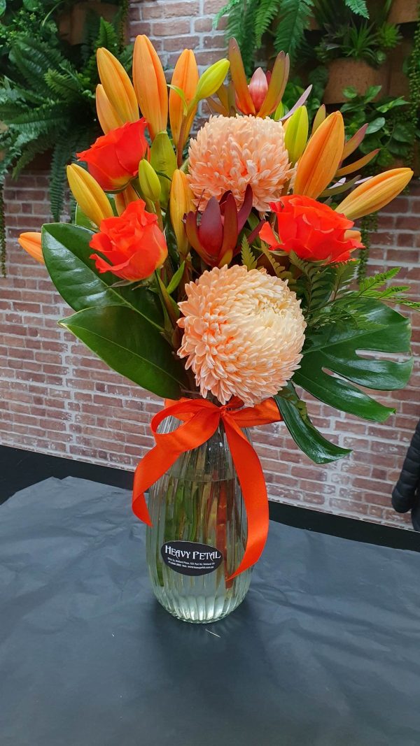 Bouquet of flowers in a vase